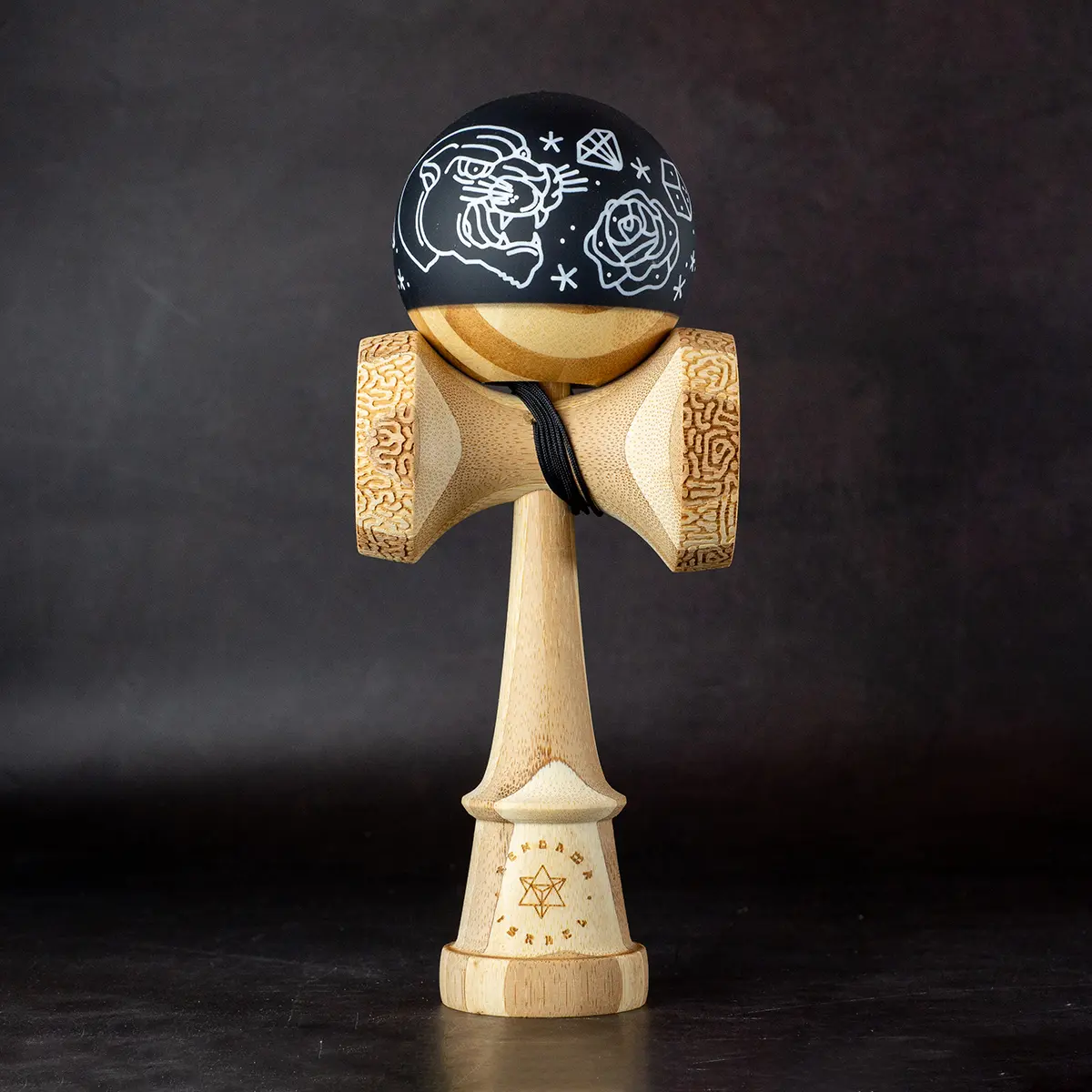 flashart_kendama_051-8 FLASH ART RHINO SB - Black - Tama Only - Image 1